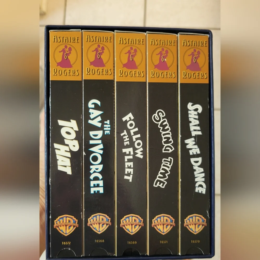VHS Set Fred Astaire and Ginger Rodgers